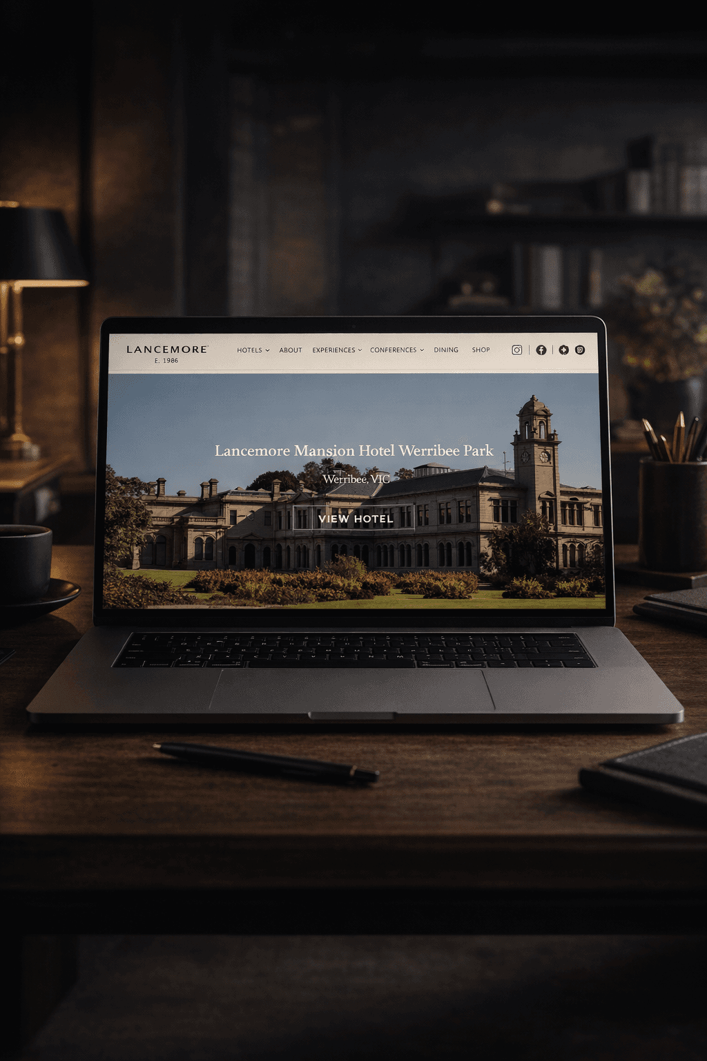 Lancemore - Professional website design and development project by Uptura digital agency